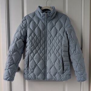 Pendleton Quilted Down Puffer Jacket In Blue